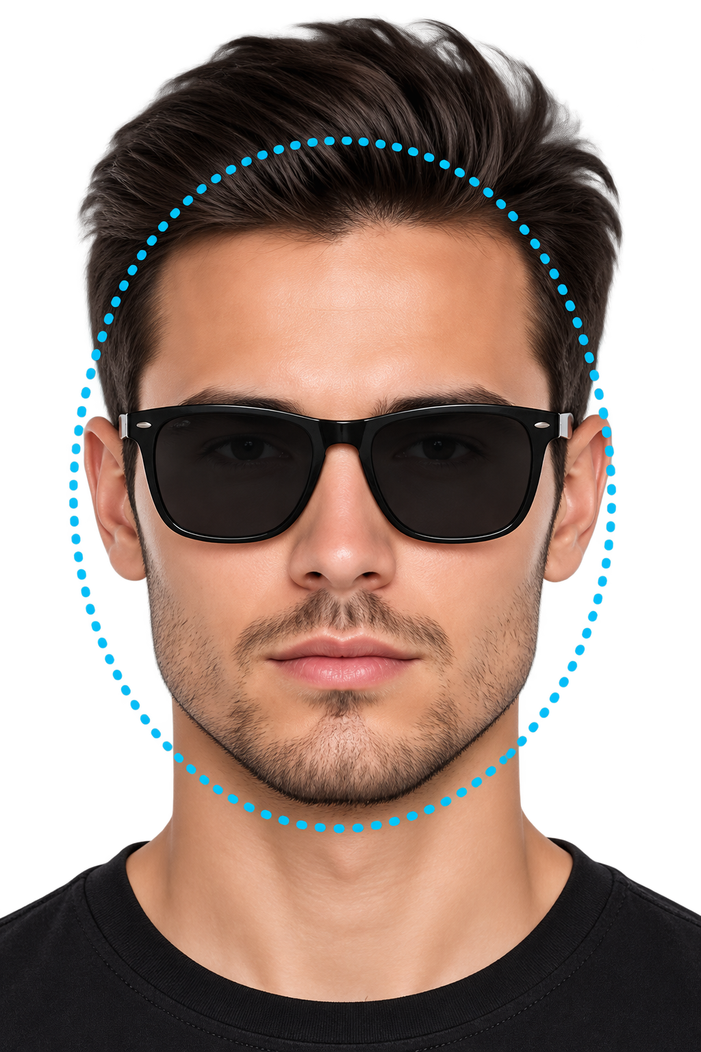 Oval face shape
