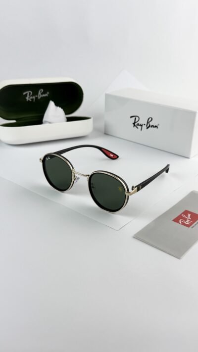 RAYBAN GOLD GREEN 02